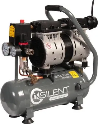 Image de Compresseur Silent 6/6 SH LACME 6 m³/h monophasé - 6 L 8 bar - 461900