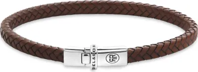 Produktbild von Rebel & Rose RR-L0176-S-M Armband Xtra Small Braided Cognac