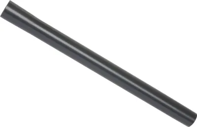 A single gray extension tube for a vacuum cleaner, presented on a white background.