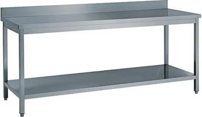 Produktbild von KBS Arbeitstisch mit Aufkantung 800 x700 x900 mm Verstärkter Grundboden