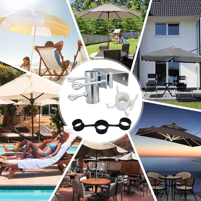 Produktbild von Parasolklem Balkon - Parasolhalter - Parasolhalter Balkon - Parasolklem - Balkonklem - Must-Have für Ihren Sonnenschirm!