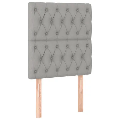Produktbild von VidaXL 3116642, Hellgrau, Polyester, Holz, 800 mm, 118 cm, 128 cm, 70 mm