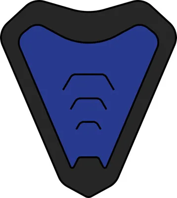 Immagine prodotto di Presa D'Aria Mentoniera Blu Opaco Casco Airoh Commander Taglia L