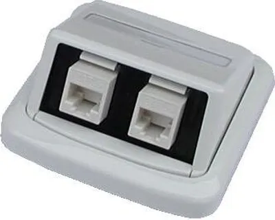 Obrázek produktu pro OPTIX UTP dvojzásuvka ABB TANGO 2xRJ45 cat.5e