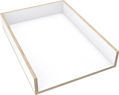 Produktbild von regalik Wickelaufsatz Universal, Wickeltischaufsatz für Kommoden in beliebiger Breite, Abnehmbar Wickelkommode aufsatz, Gerade Frontplatten, Weiß Superholz, 72cm x 54cm
