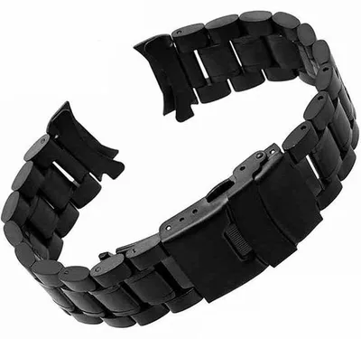 Zdjęcie produktu dla Solidny stalowy pasek, 20 mm, czarny