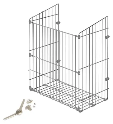 Obrázek produktu pro Emuca Chromovaný koš na prádlo pro modul Silver Silver One Size