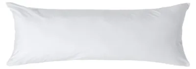 Produktbild von Kissenbezug Kopfkissenbezug Körperkissenbezug - 48 x 136 cm - 100% Baumwolle - Percale - Weiß - Envelope-Verschluss
