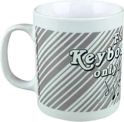Immagine prodotto di Tazza con stampa "For Keyboarders only" 57545 bianca