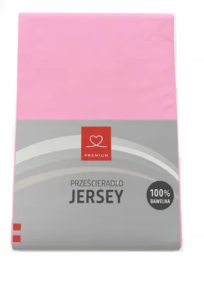 Produktbild von Textom Jersey Bettlaken PREMIUM 200x220 cm mit Gummizug Rosa