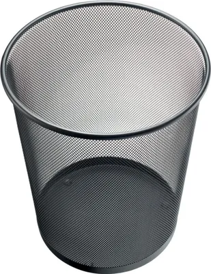 Obrázok produktu pre helit Papierkorb the circle networ k, 15 Liter, schwarz (5170355)