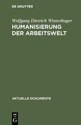 Produktbild von Humanisierung der Arbeitswelt
