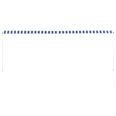 Immagine prodotto di Tenda da Sole Retrattile 350x150 cm Blu e Bianco