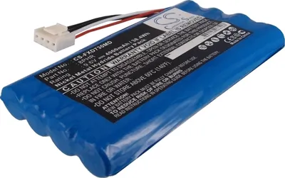 Produktbild von TECHTEK Akku Kompatibel mit [Fukuda] CardiMax FCP-7101, Cardimax FX-7302, FX-7302, FX-7402 Ersetzt 8PHR, für T8HR4/3FAUC-5345
