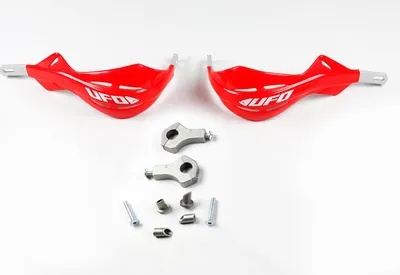 Image de UFO Plast Protège-mains W/ALUM RED
