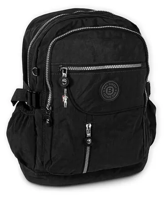 Immagine prodotto di Borsa Street Nylon Zaino Donne Uomini Borsa sportiva nera 30x18x38 OTJ604S