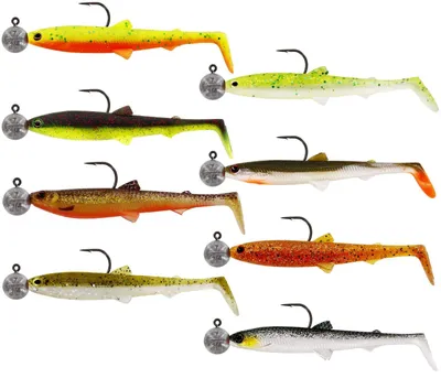 Produktbild von Westin BullTeez R'NR 9,5cm 7g Gr. 4/0 - 2 montierte Gummifische, Farbe:Clear Water Mix 6