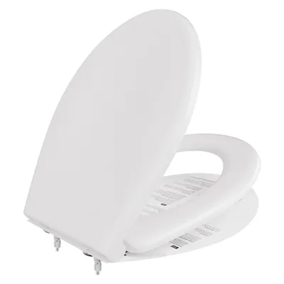 Produktbild von CECIPA Toilettendeckel oval Wc Sitz mit Absenkautomatik Quick Release Funktion Antibakteriell Klodeckel aus Duroplast