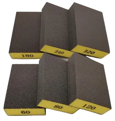 Produktbild von Schleifschwamm, Körnung 60, Körnung 80, Körnung 120, Körnung 180, Körnung 240