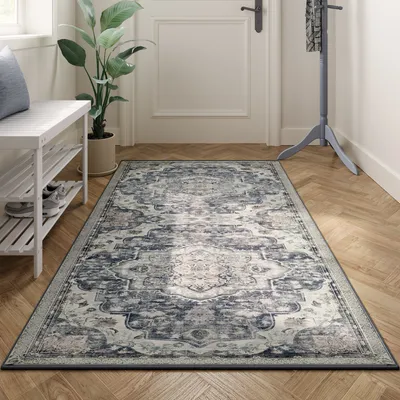 Produktbild von Orientteppich, SONGMICS HOME, Wohnzimmerteppich, rutschfester Teppich, Vintage-Stil