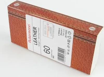 Produktbild von Ackermann Leather Nähgarnset Farben Mix Stärke 60, 6 x 120m, Garn für Leder, Markengarn