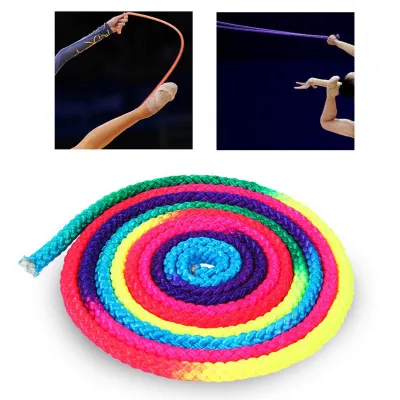Immagine prodotto di Corda per esercizi, colore arcobaleno per la ginnastica da ballo
