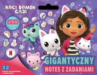 Image de Notes Gigantyczny z Zadaniami Koci Domek Gabi