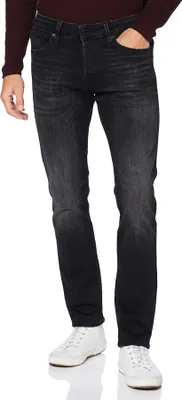Produktbild von Jack & Jones Straight Leg Jeans schwarz schwarz 1350-00-00441