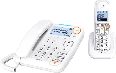 Produktbild von Alcatel XL785 Bezdrátový bílý telefon DECT se záznamníkem a hlasitým odposlechem 100 záznamů