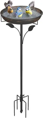 Productafbeelding van Vogelbad 30 cm, metaal, bronskleurig, voor buiten