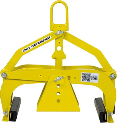 Produktbild von Versetzzange H 360 Greifbereich: 0 - 360 mm Pulverlackiert Gelb