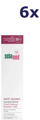 Immagine prodotto di 6x Sebamed Anti-Aging Oogcrème, 15 ml