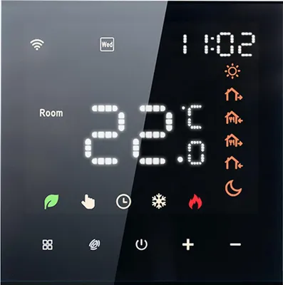 Zdjęcie produktu dla Inteligentny termostat WiFi Tuya Sterowanie głosowe 3A Cyfrowy programowalny ekran dotykowy LCD Regulator temperatury ogrzewania podłogowego Inteligentna ściana do wody do wody Kompatybilny z Amazon Home