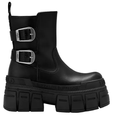 Zdjęcie produktu dla Eleganckie damskie botki Buffalo Gospher Biker LO PD00018392, czarne