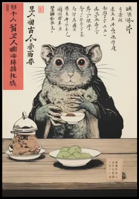 Produktbild von Plakat 68x98cm Kulinarische Überlegungen