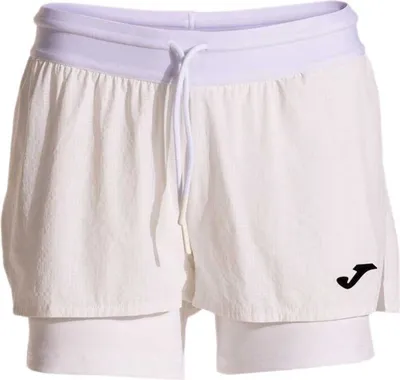 Image de Joma Sculpture II 2 en 1, short blanc, femme, taille L