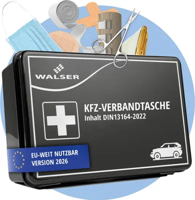Produktbild von Walser KFZ-Verbandkasten DIN 13164-2022