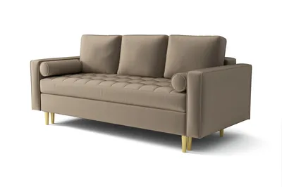 Produktbild von Emoebel24 Schlafsofa mit Bettkasten  225 x 100 x 96 cm Moris Braun