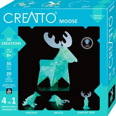 Produktbild von Kosmos Creatto Elch, Tierbaukasten, 8 Jahr(e)