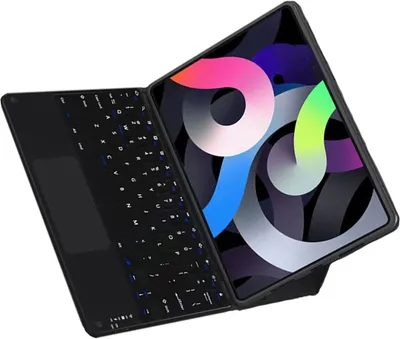 Zdjęcie produktu dla INF Etui z klawiaturą i touchpadem do iPada Pro 13 cali - czarne