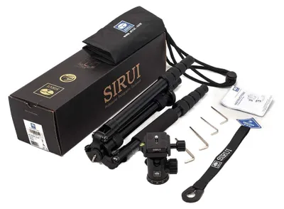 Immagine prodotto di SIRUI NT-1005X Universal - Treppiede/monopiede in alluminio con testa E-10