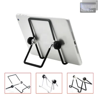 Produktbild von K-S-Trade Tablet-Ständer Tablet-Halterung Tablet-Aufsteller kompatibel mit Samsung Galaxy Tab S9 FE 5G faltbarer Tischständer Tablet Halterung