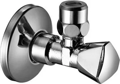 Immagine prodotto di Valvola angolare Sanland da 1/2", cromata, con dado