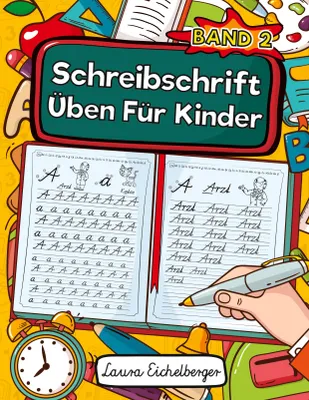 Produktbild von Schreibschrift Üben Für Kinder (SAS)