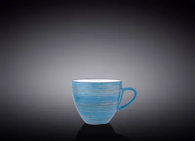 Produktbild von Wilmax Espressotasse 110 ml Blau Porzellan WL-669634/A