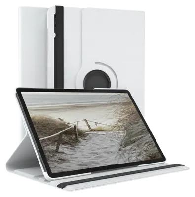 Produktbild von EAZY CASE - Tablet Hülle für Samsung Galaxy Tab S9 Plus Schutzhülle, Tablet Case 360° drehbar in Weiß
