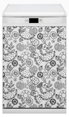 Produktbild von Magnete  Dekorative Magnet Folie für Geschirrspüler 45x80 cm Küche  - Frucht