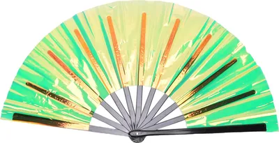 Obrázok produktu pre Veľký skladací ventilátor prenosný ručný skladací pre tanečné svadobné festivalové párty kluby