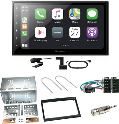 Produktbild von Pioneer SPH-DA250DAB Bluetooth USB DAB+ Einbauset für Peugeot 307 Citroen C2 C3