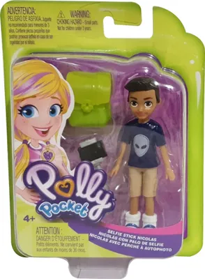 Produktbild von Mattel Polly Pocket Puppe Spielfigur mit Zubehör FTP72 Selfie Stick Nicolas